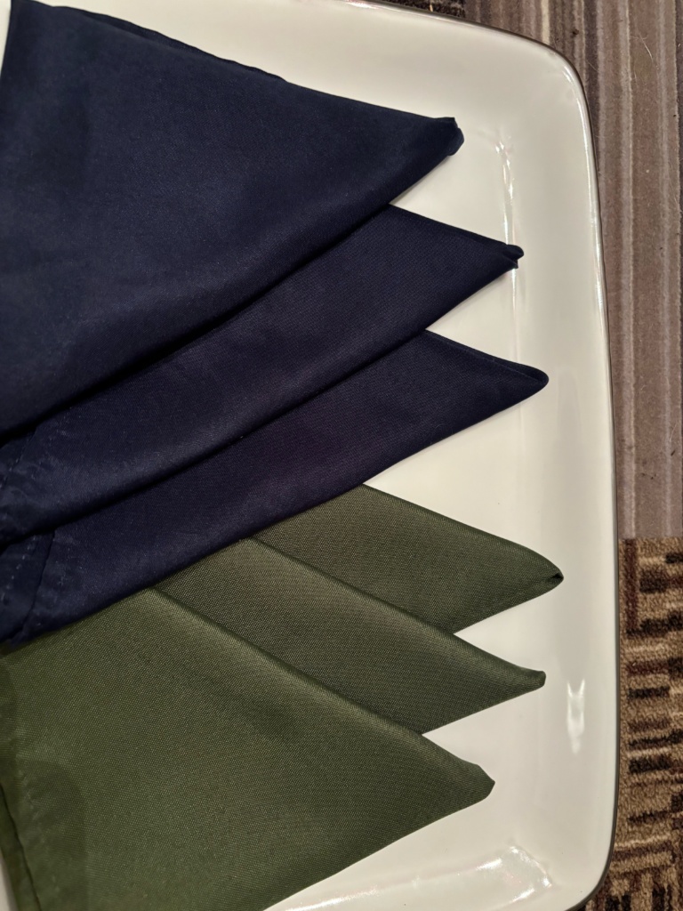 green-navy-napkins